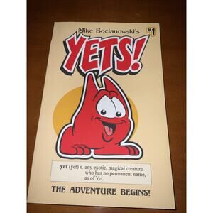 YETS! Volume 1: The Adventure Begins by Mike Bocianowski 2012 SIGNED